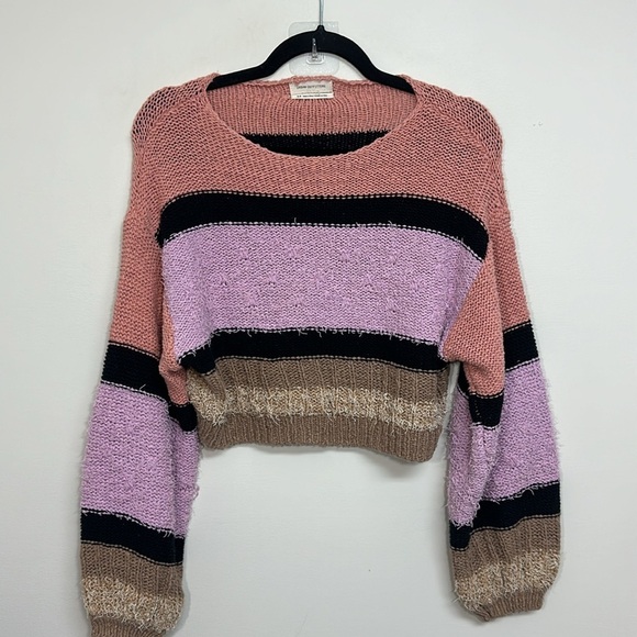 Urban Outfitters Beau Striped Boat Neck Sweater Small‎ - Picture 3 of 6